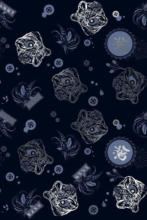 民族风印花华亿平台图片