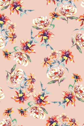 植物印花华亿平台图片