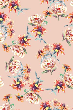 植物印花华亿平台图片