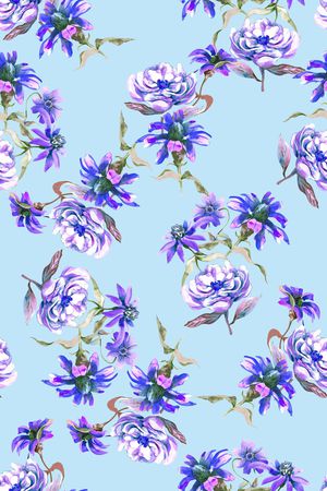 植物印花华亿平台图片