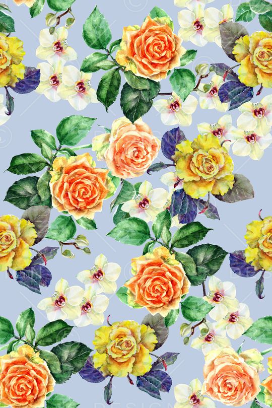 植物印花华亿平台图片