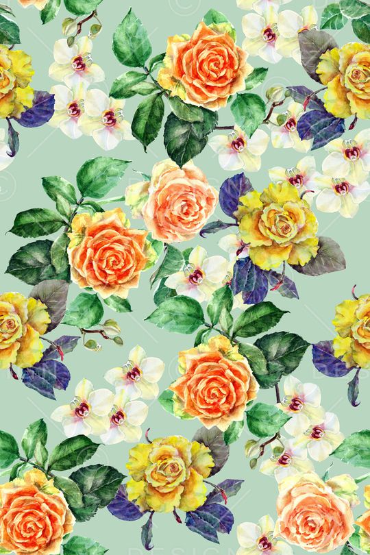 植物印花华亿平台图片