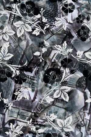 中国风印花华亿平台图片