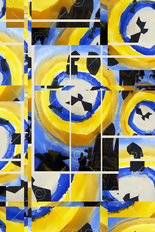 抽象印花华亿平台图片