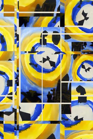 抽象印花华亿平台图片