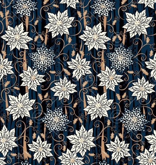 线条花卉印花华亿平台图片