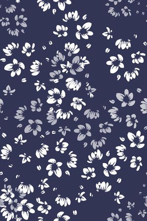 风格化花卉印花华亿平台图片