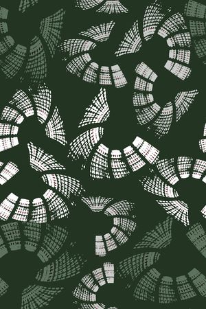 抽象花卉印花华亿平台图片