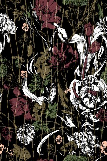 943190-暗底花卉加条纹暗纹-2