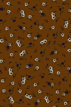 小碎花印花华亿平台图片