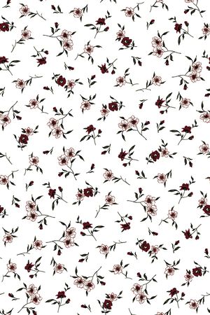 小碎花印花华亿平台图片