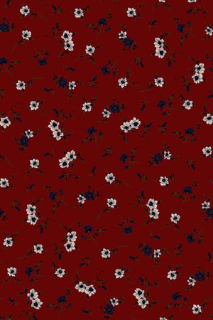 小碎花印花华亿平台图片