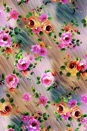 小碎花印花华亿平台图片