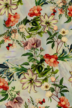 小碎花印花华亿平台图片