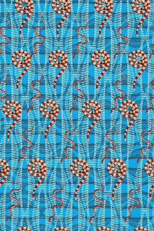 蛇印花华亿平台图片