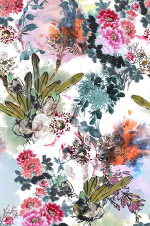 小碎花印花华亿平台图片