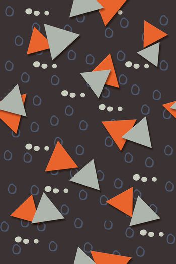 三角形印花华亿平台图片