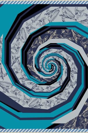 漩涡印花华亿平台图片