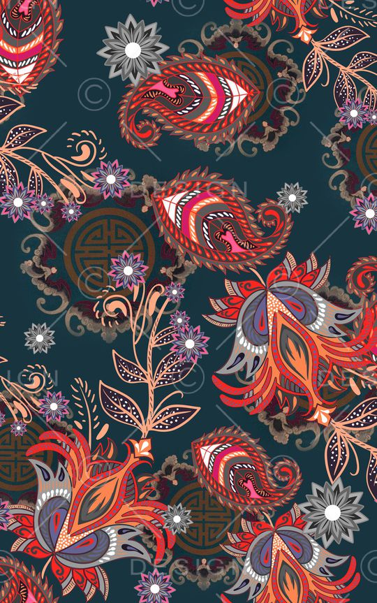 民族风印花华亿平台图片