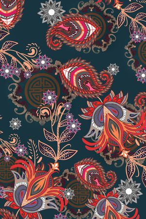 民族风印花华亿平台图片