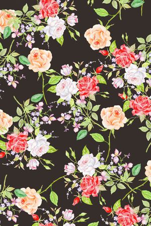 小碎花印花华亿平台图片