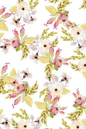 小碎花印花华亿平台图片