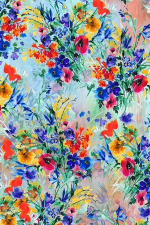 小碎花印花华亿平台图片