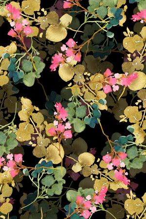 小碎花印花华亿平台图片