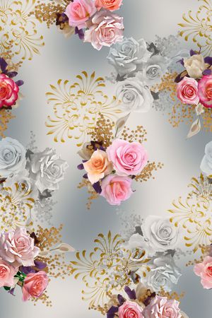 照片花卉印花华亿平台图片