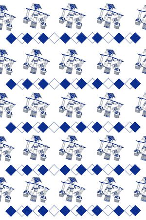 格子印花华亿平台图片