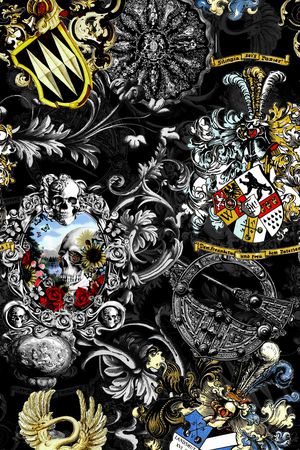 男装复古印花印花华亿平台图片