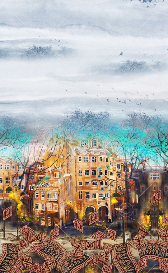 民族风印花华亿平台图片