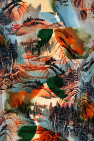 条纹印花华亿平台图片