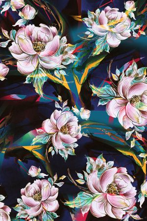 条纹印花华亿平台图片