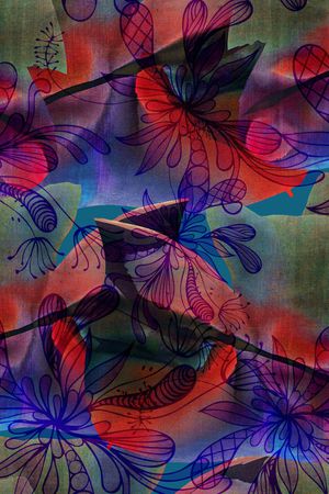 线条印花华亿平台图片