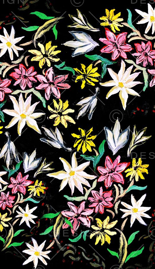 小碎花印花华亿平台图片