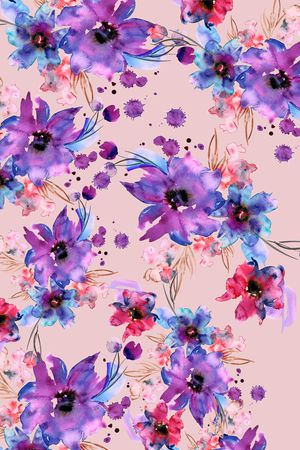 小碎花印花华亿平台图片