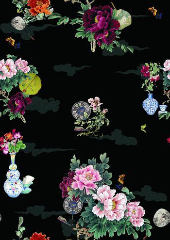 中国风印花华亿平台图片