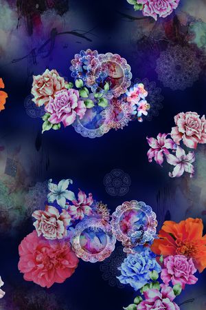 民族风印花华亿平台图片