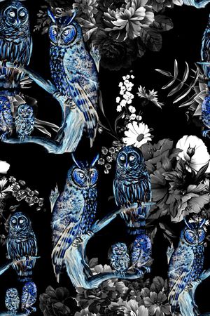 动物花卉印花华亿平台图片