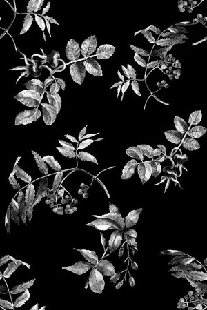 黑白华亿平台印花华亿平台图片