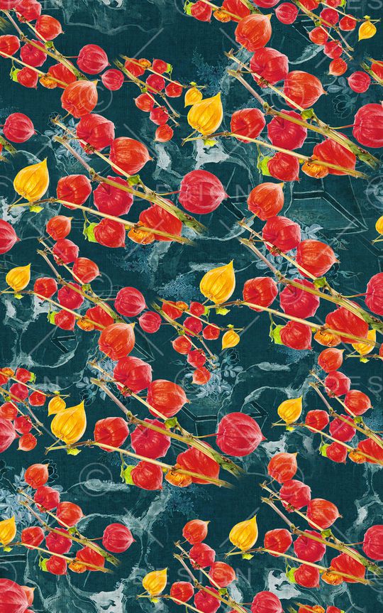 中国风印花华亿平台图片