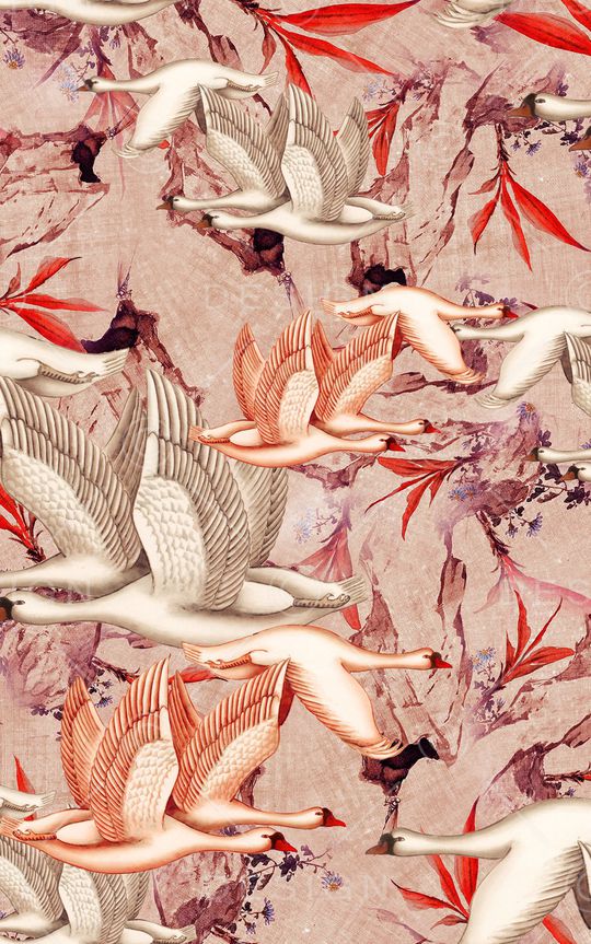 中国风印花华亿平台图片