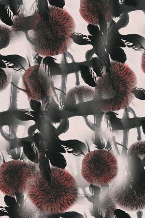 中国风印花华亿平台图片