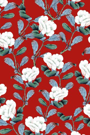 中国风印花华亿平台图片