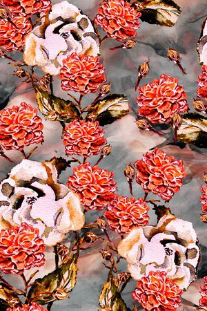 中国风印花华亿平台图片