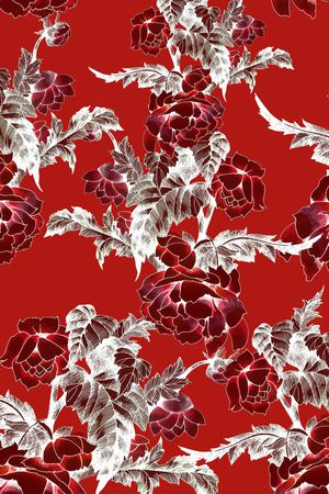 中国风印花华亿平台图片