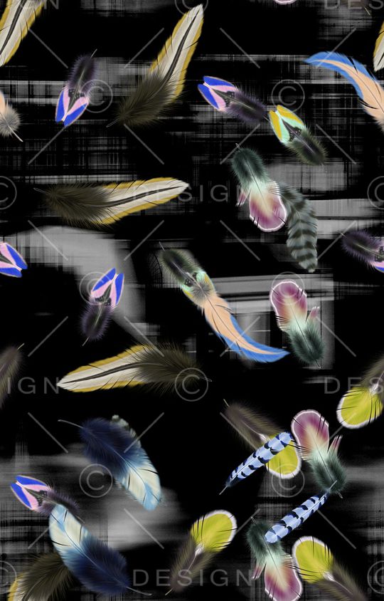 男装肌理印花印花华亿平台图片