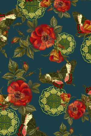 民族风印花华亿平台图片