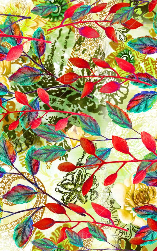 小碎花印花华亿平台图片